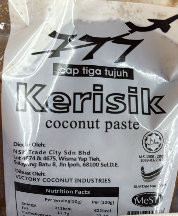 Kirisik Coconut Paste