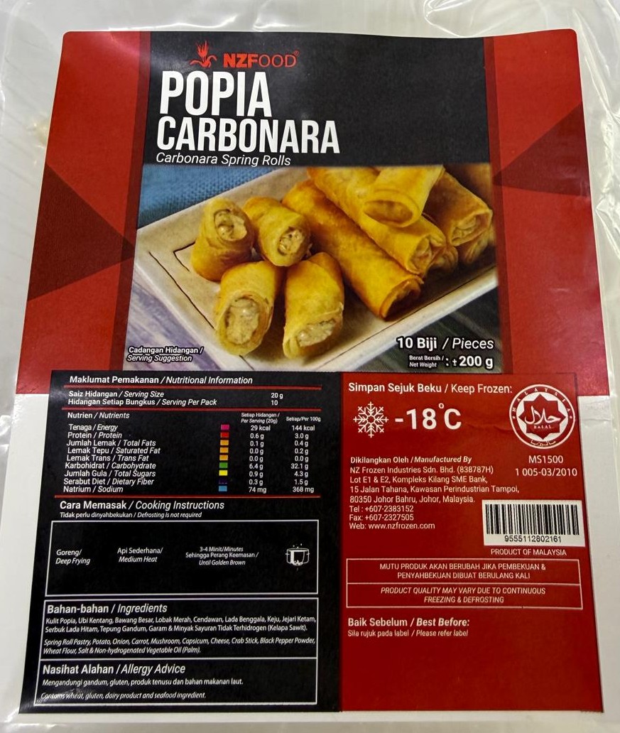 Popia Carbonara