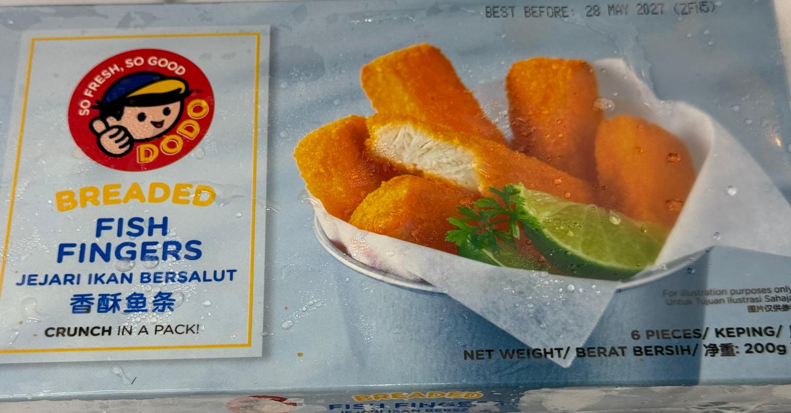 Dodo Breaded Fish Fingers