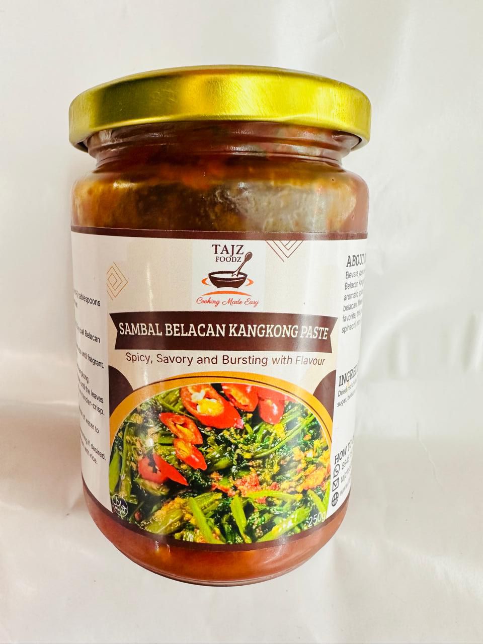 TAJZ SAMBAL BELACAN KANGKONG PASTE