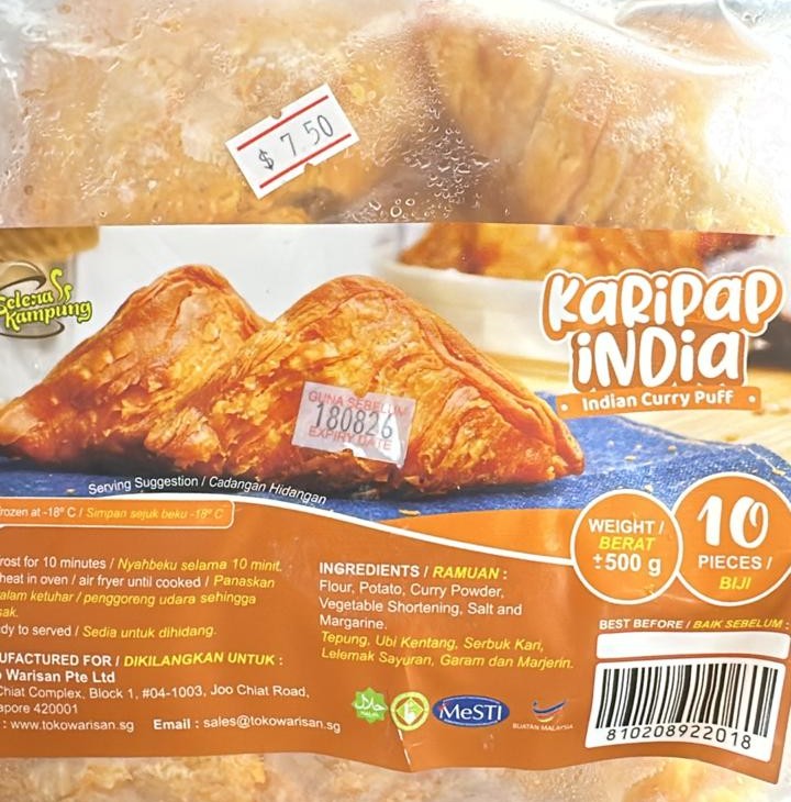 Karipap India (Indian Curry Puff)