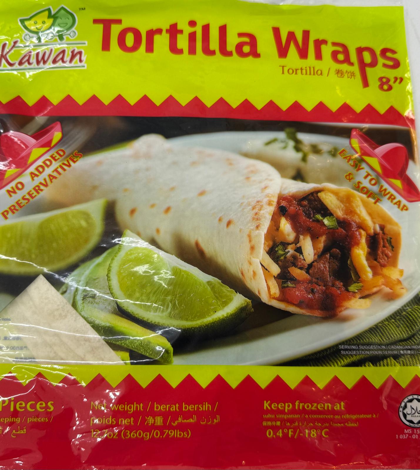Kawan Tortilla Wraps 8"