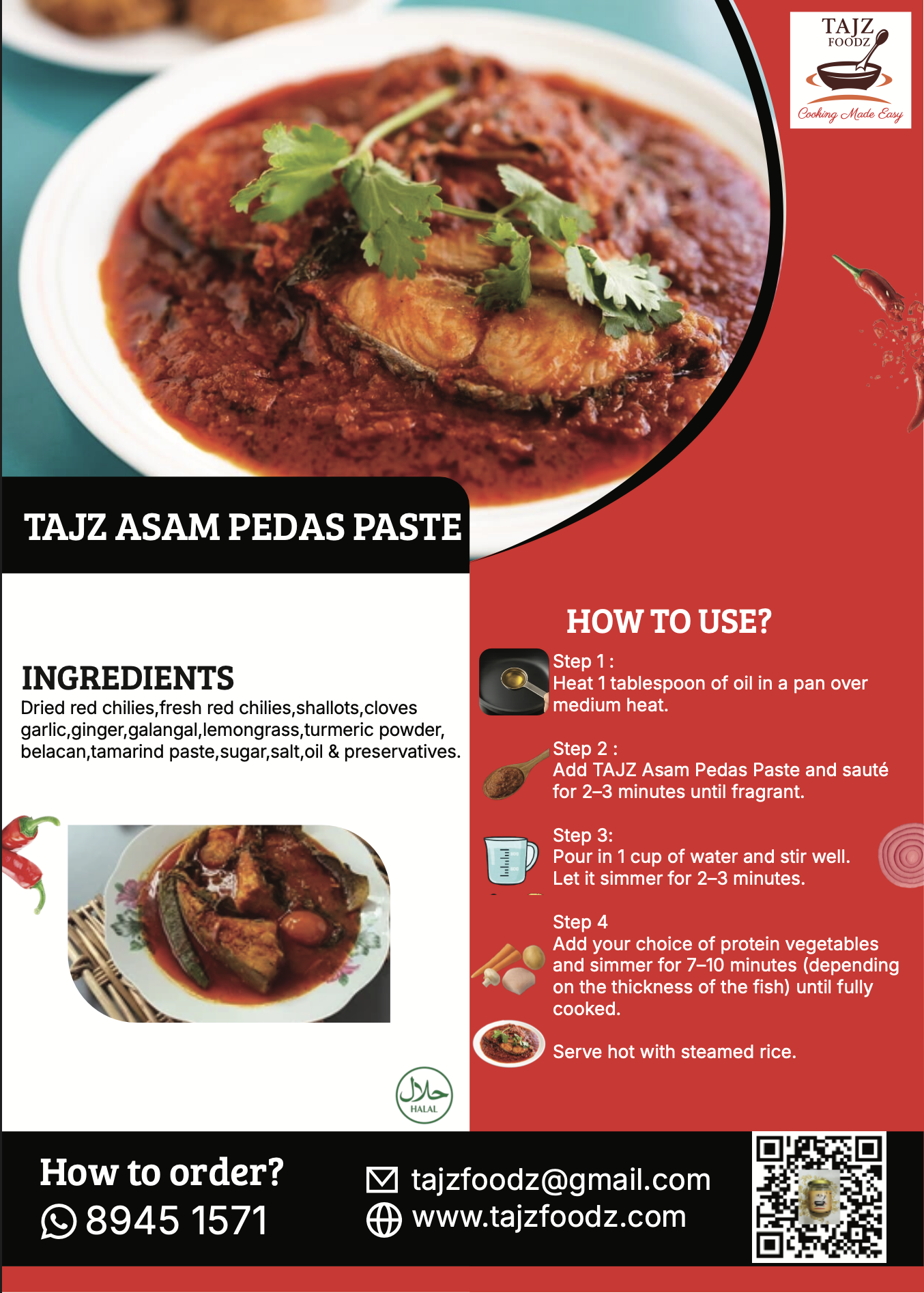 TAJZ Asam Pedas Paste