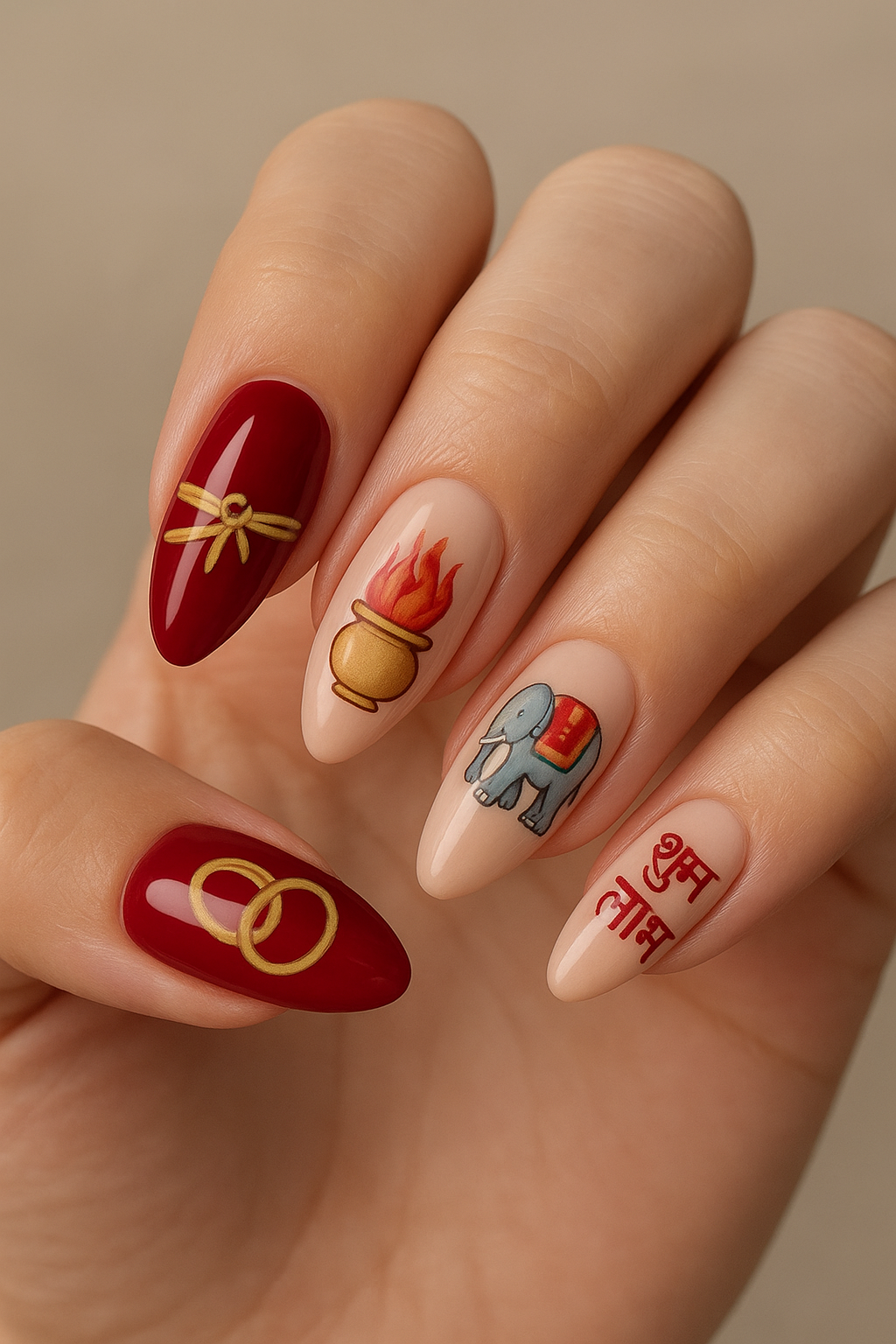 Bridal Nail Art