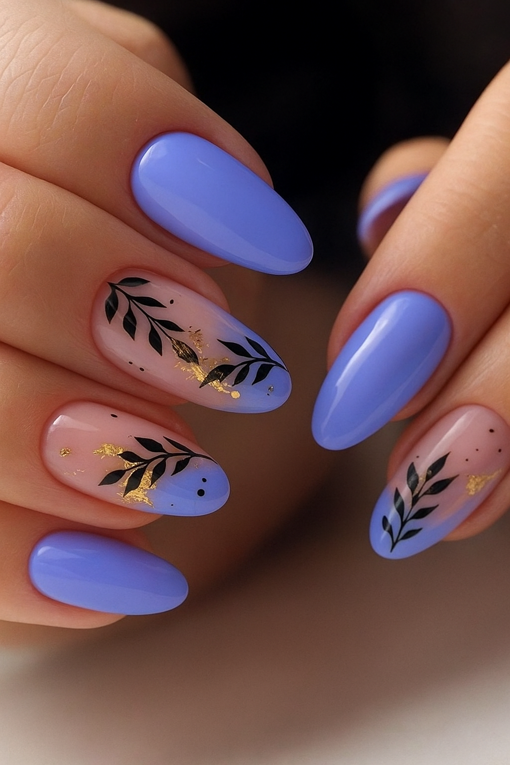 Leaf Nail Art