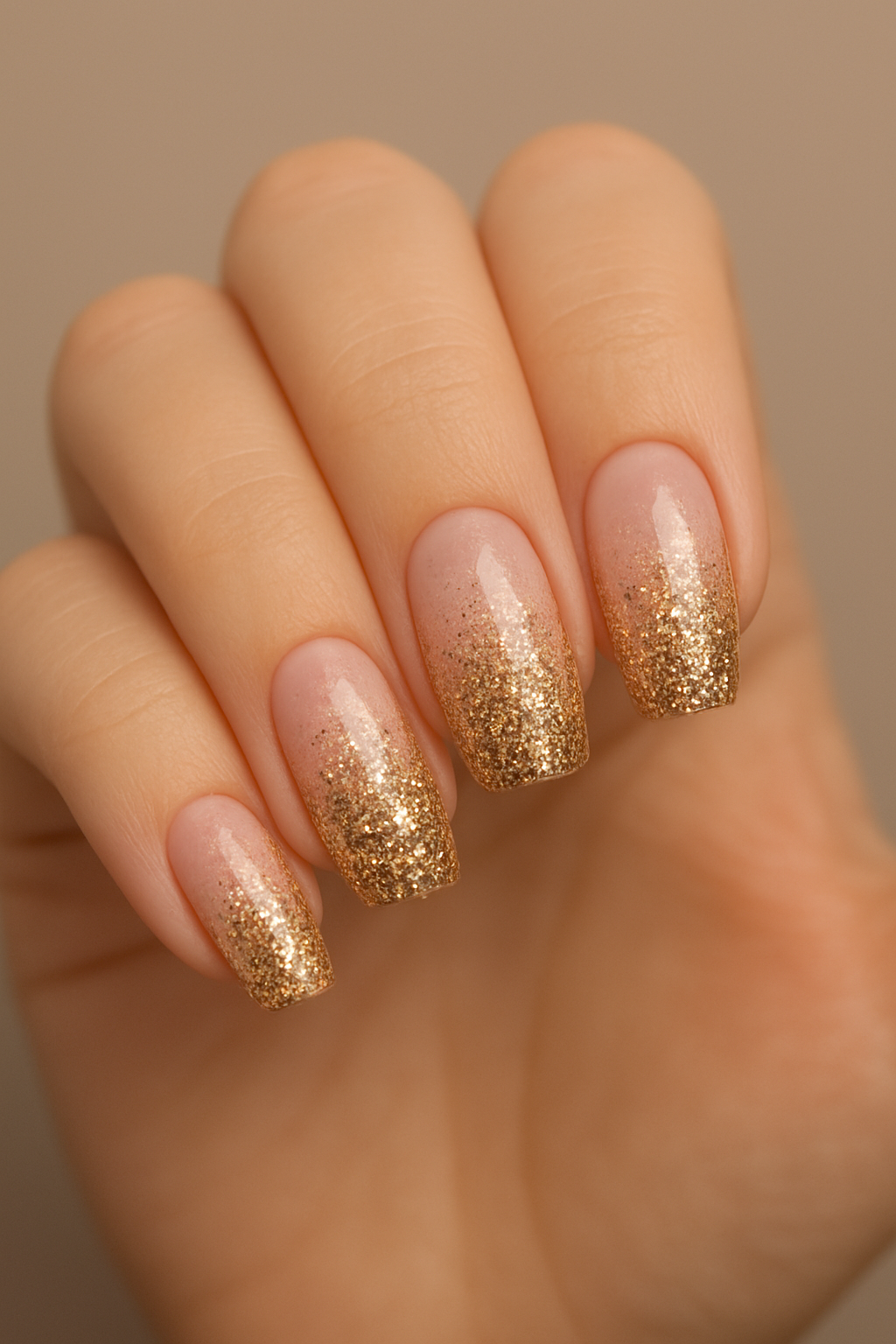 Glitter Ombre Nails