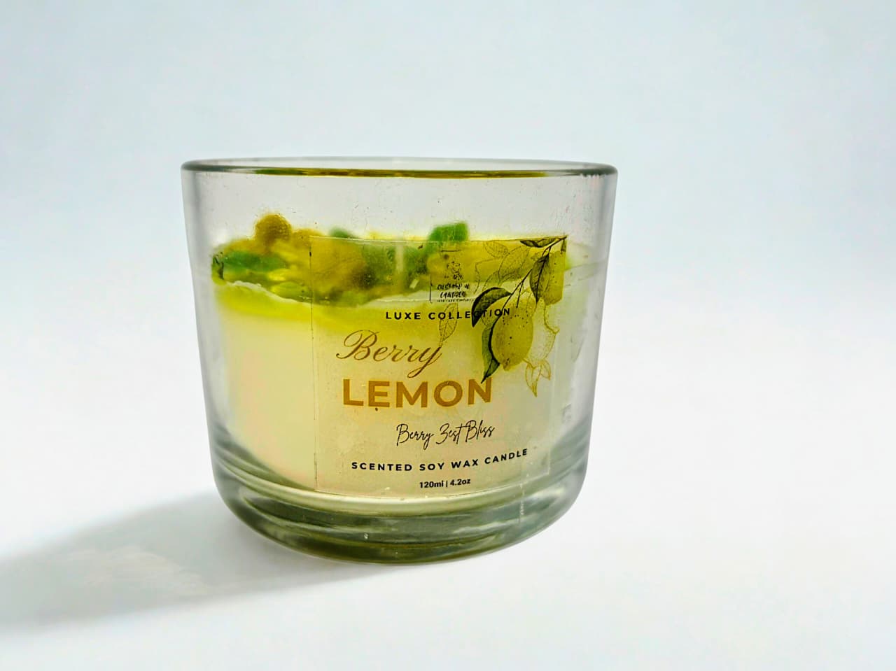 Berry Lemon Scented Soy Wax Candle 280ml