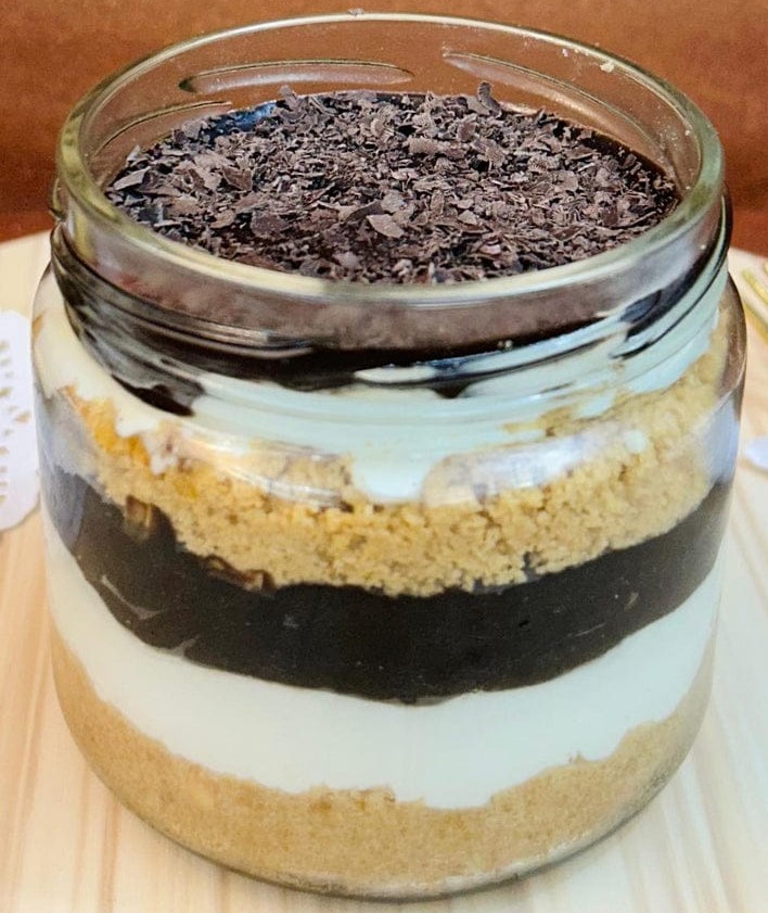 DOUBLE CHOCOLATE CHEESECAKE JAR