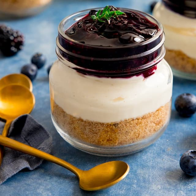 Blueberry Cheesecake Jar