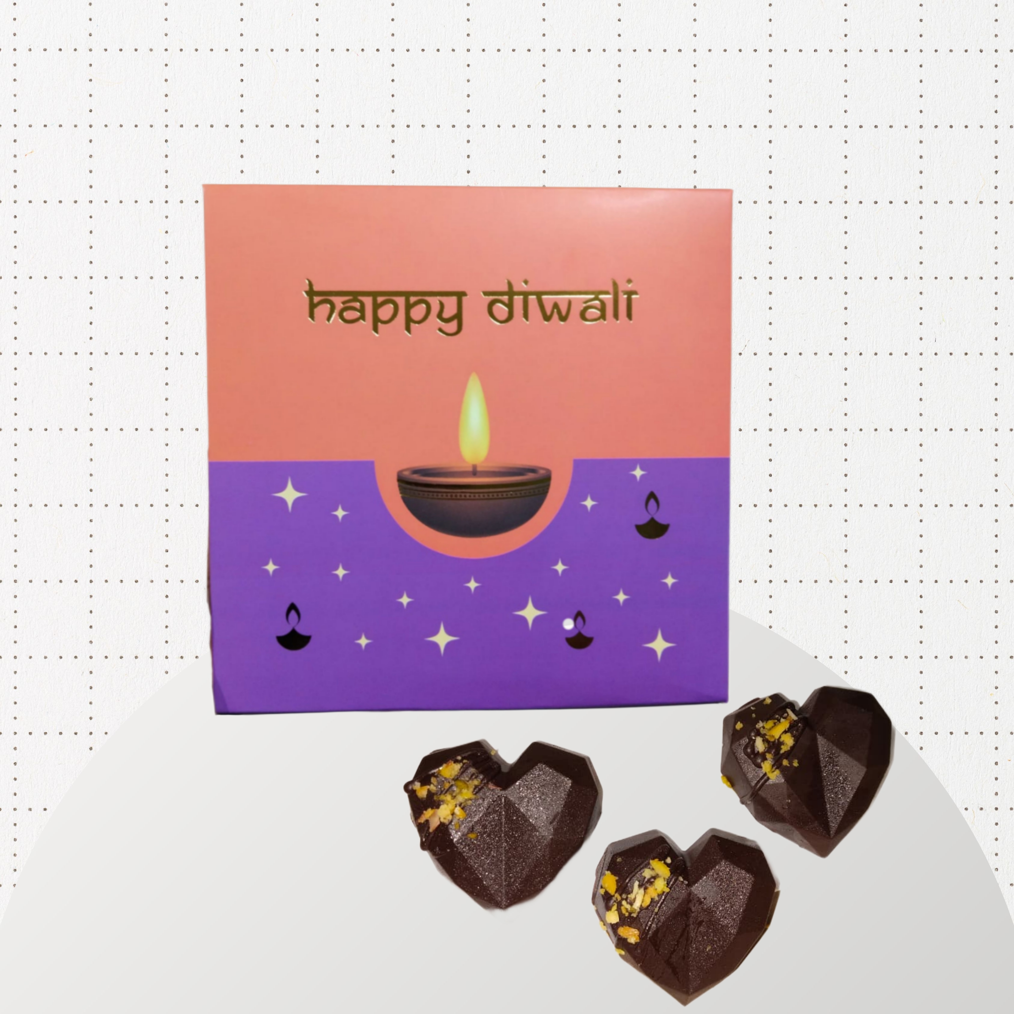  DARK CHOCOLATE IN HEART SHAPE