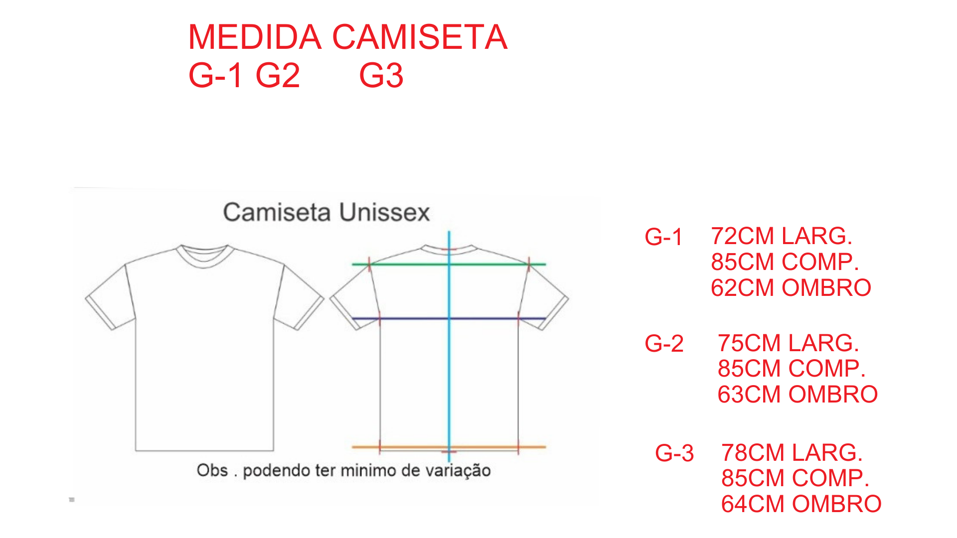 Camiseta 'Que Ele Cresça' Marcha pra Jesus 2025 G1 ao G3