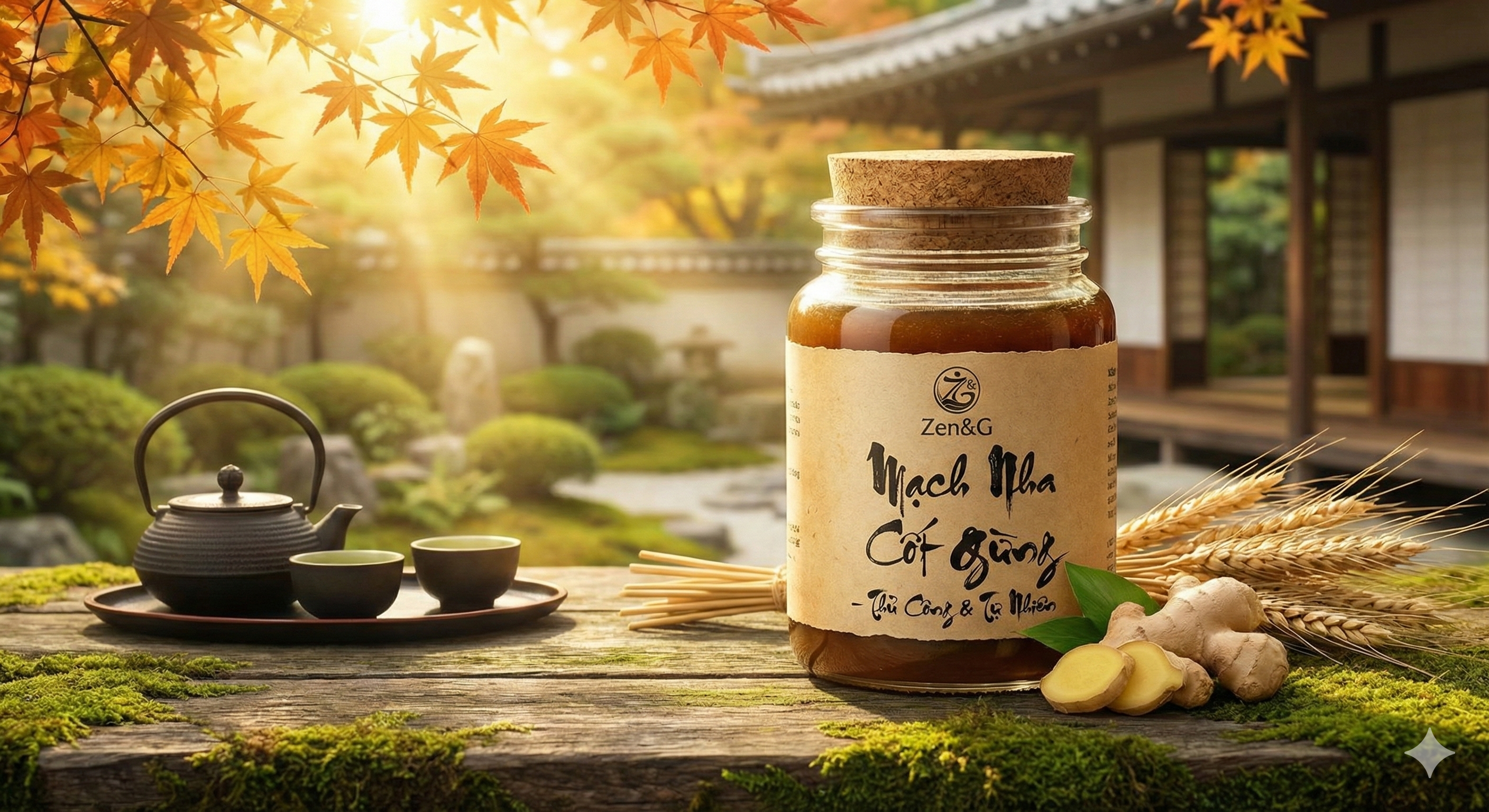 Mạch nha cốt gừng