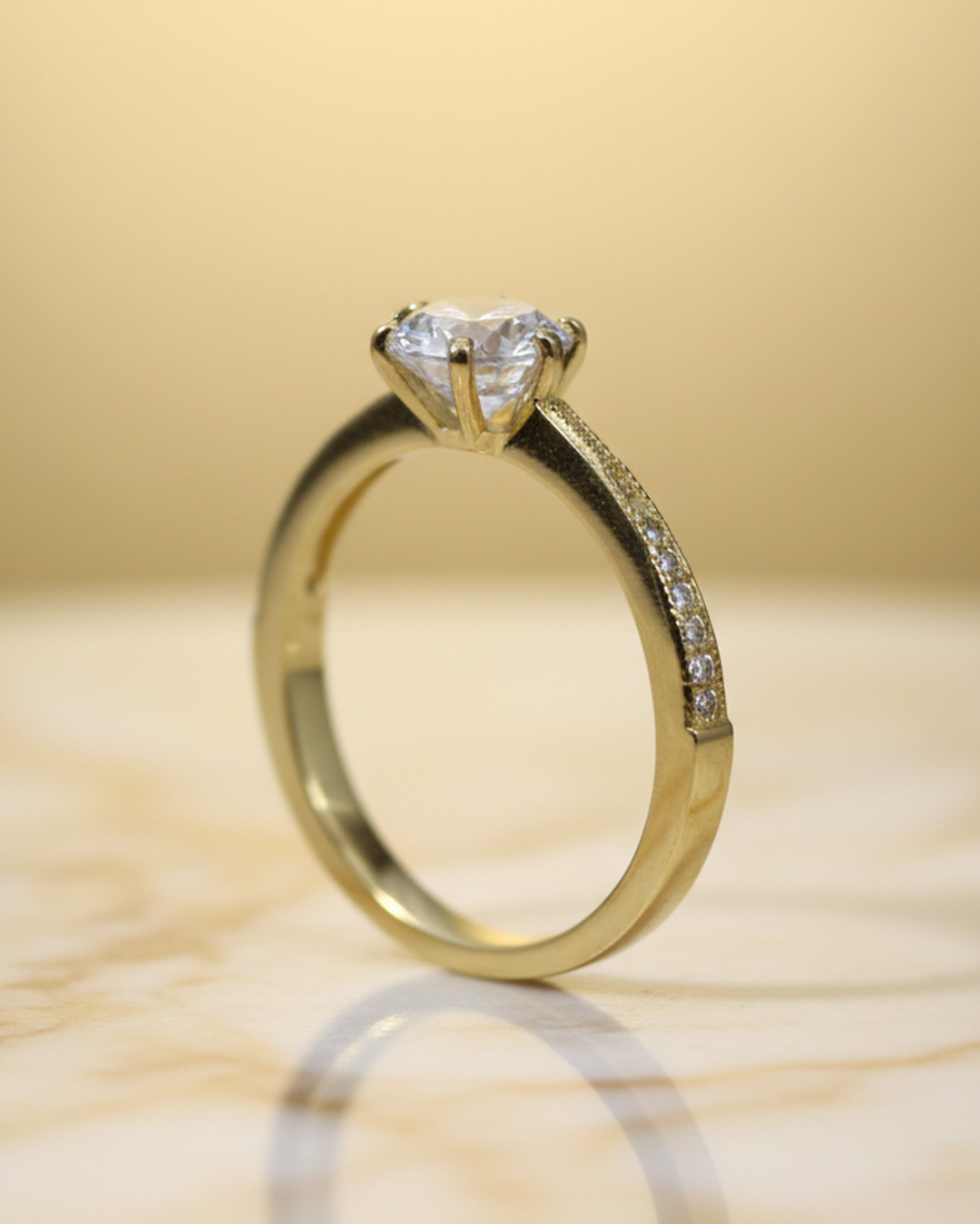 Anillo Compromiso Churumbella y Circonias