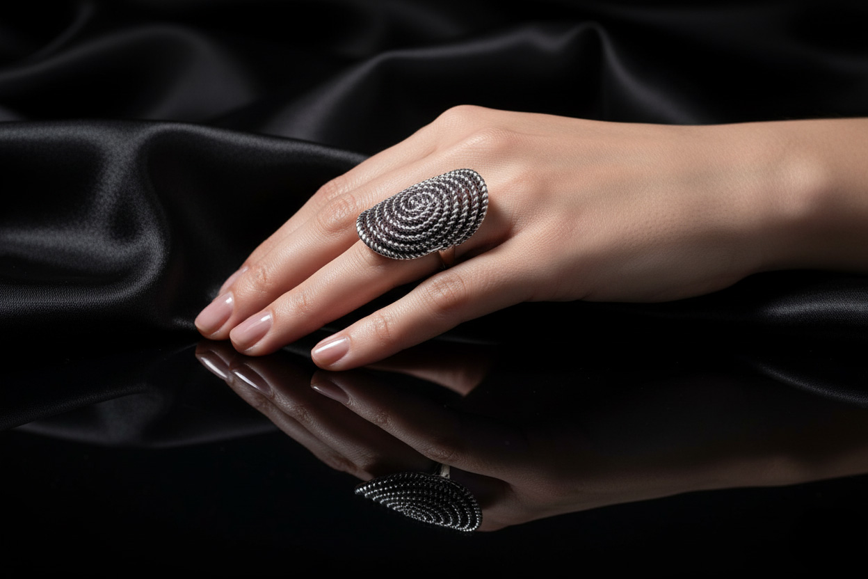 Anillo de Plata en Espiral 