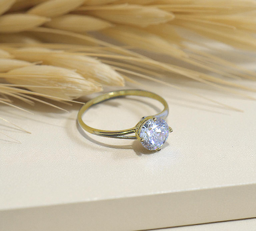 Anillo de Compromiso Solitario