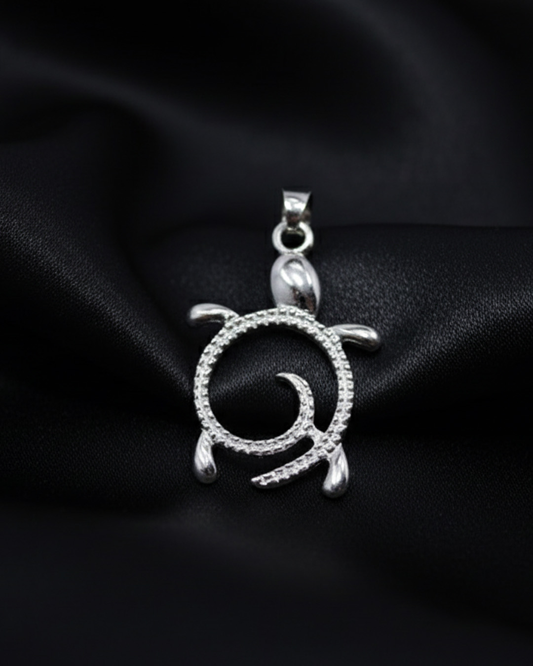 Colgante de tortuga de plata