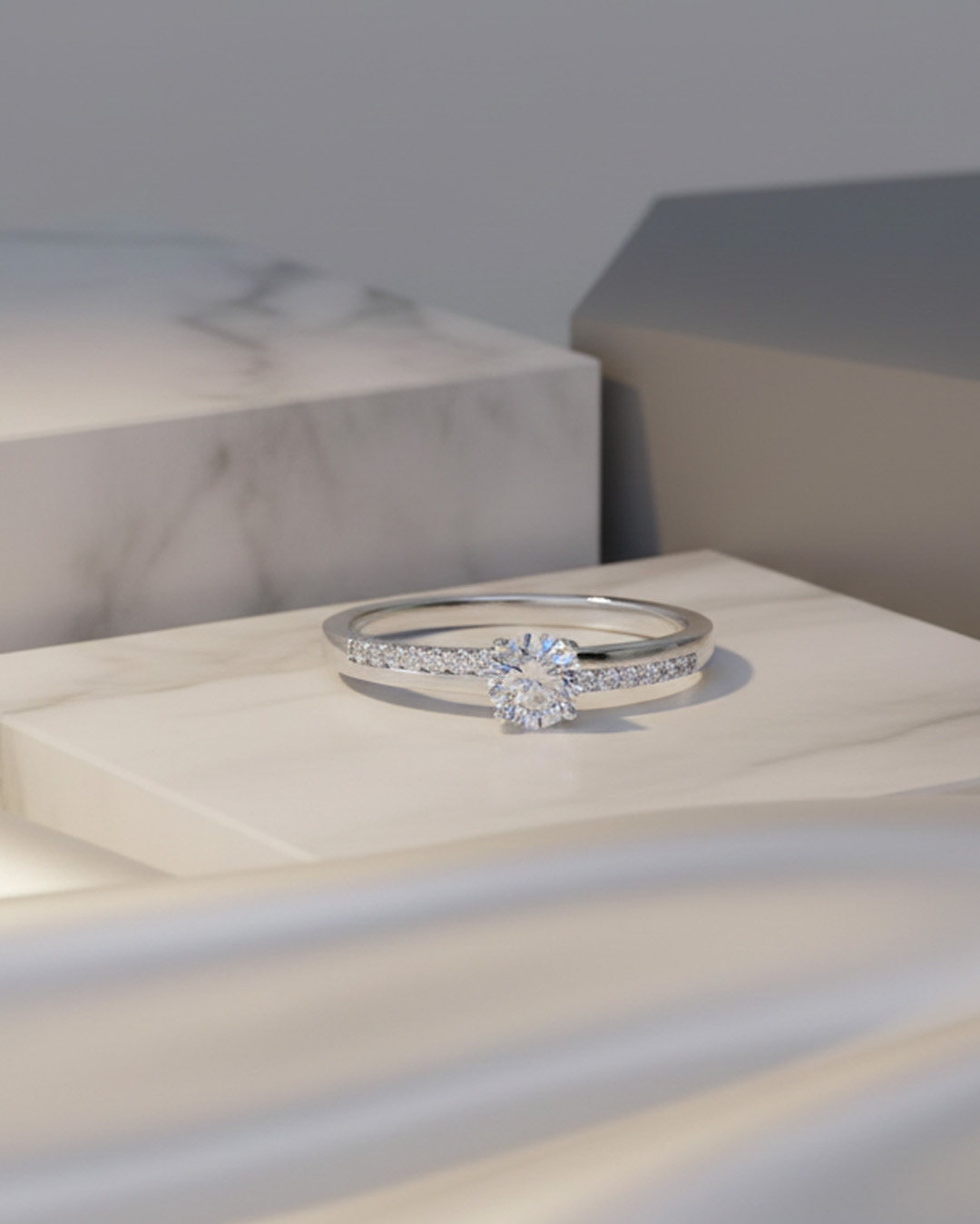 Anillo Compromiso Churumbella y Circonias