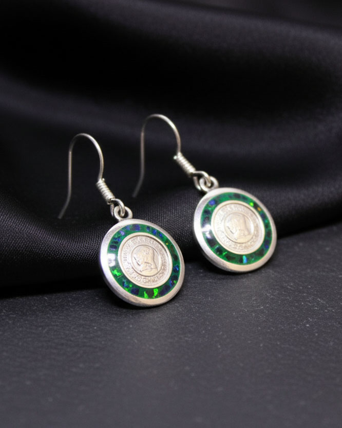 Aretes de Calendario Maya