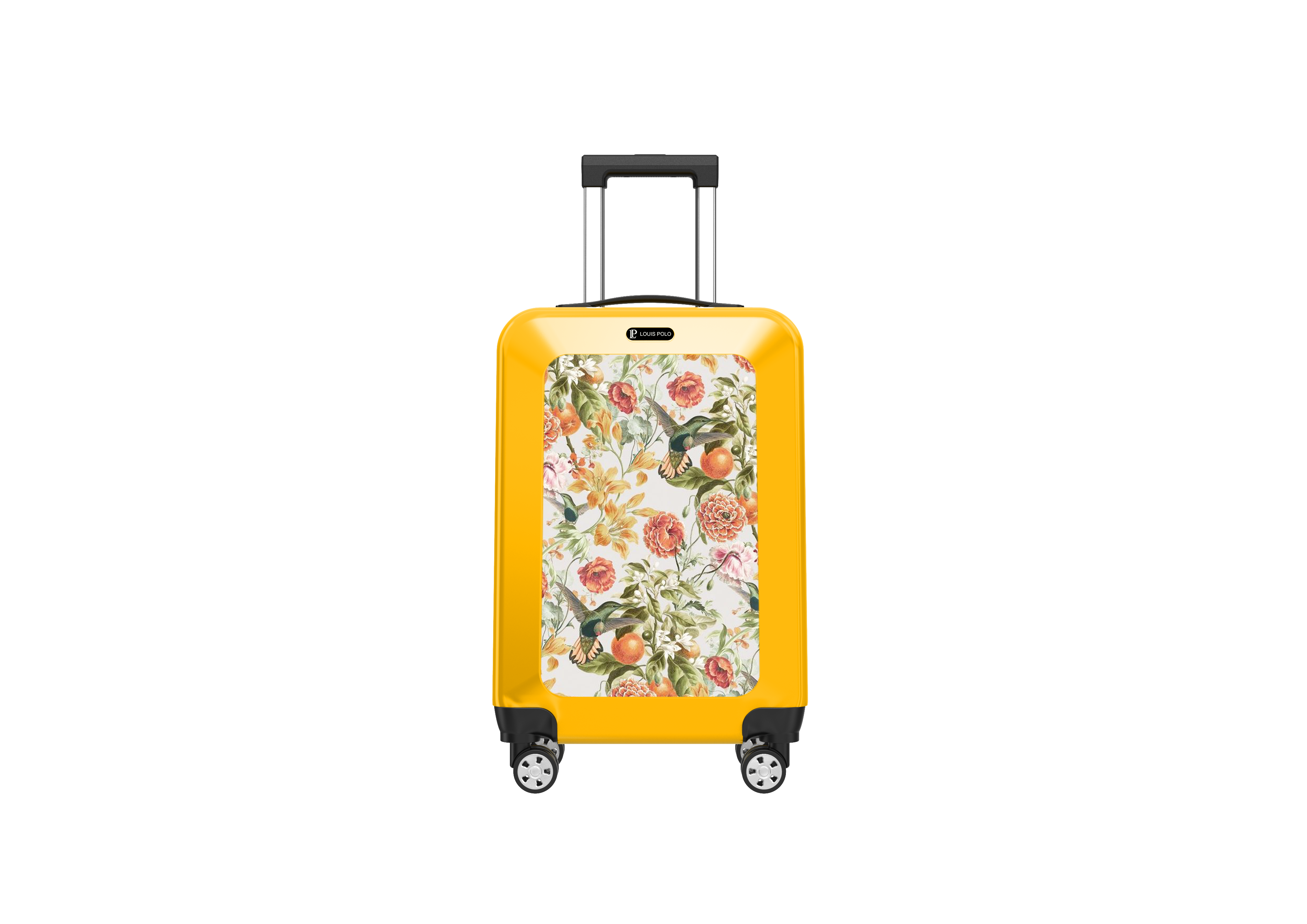 Floral Print Suitcase