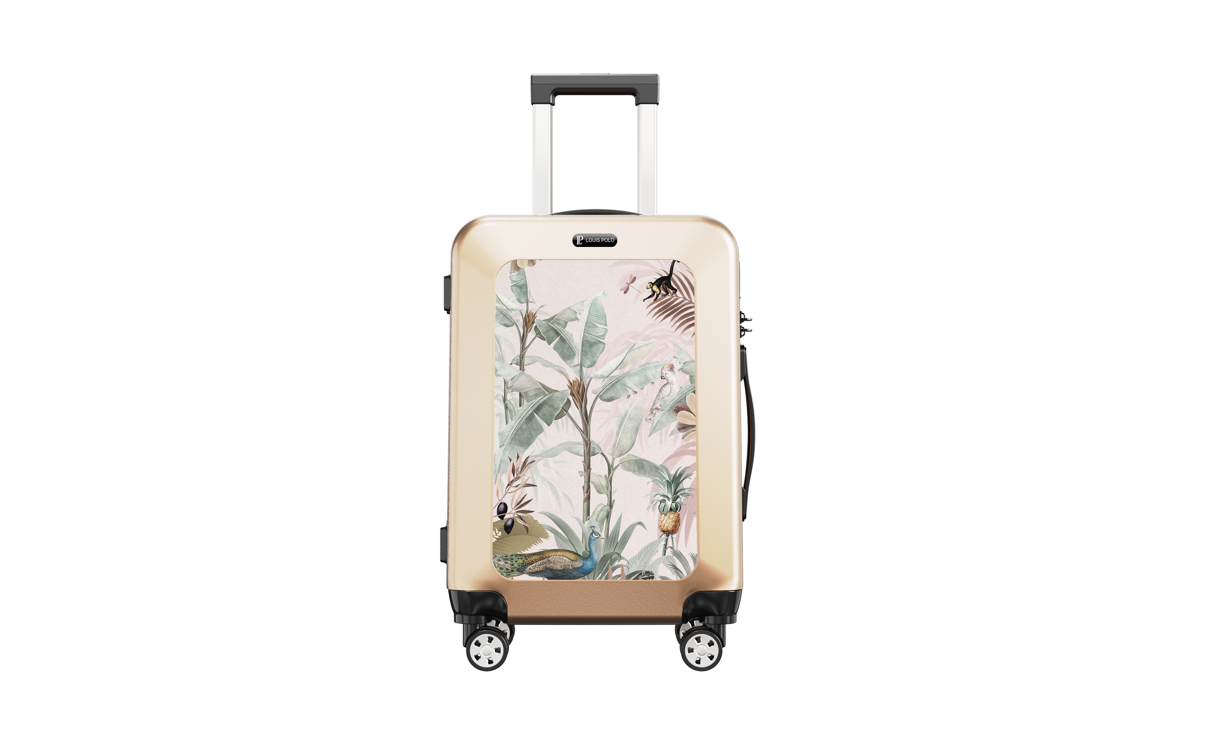 Floral Print Suitcase