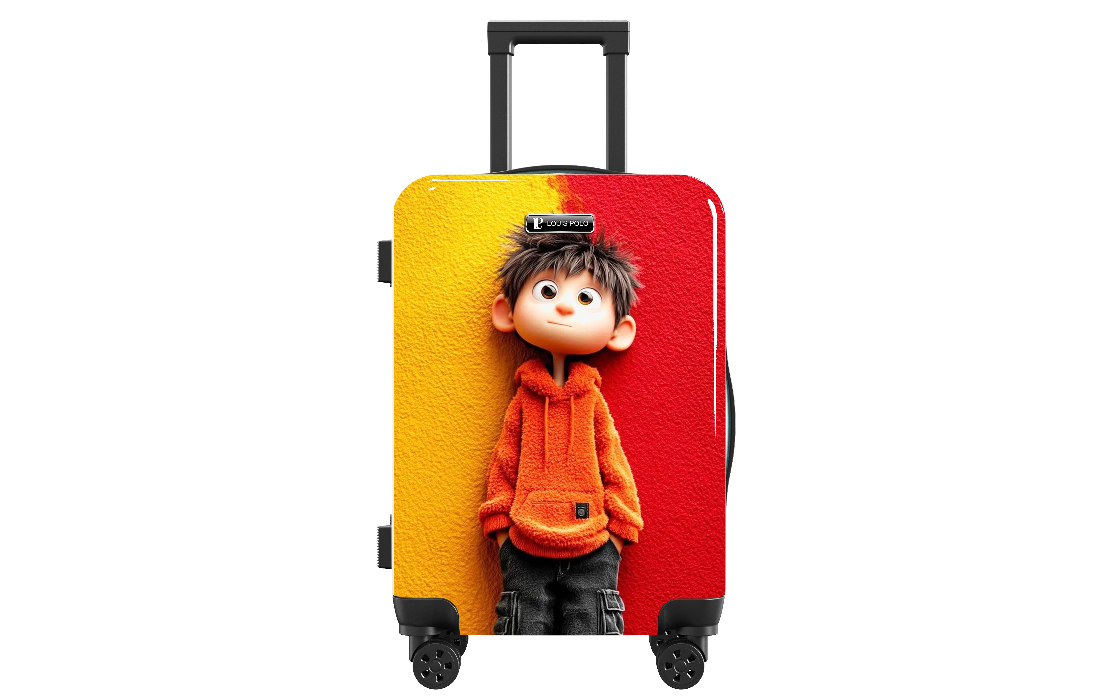 Colorful Character Design Suitcase