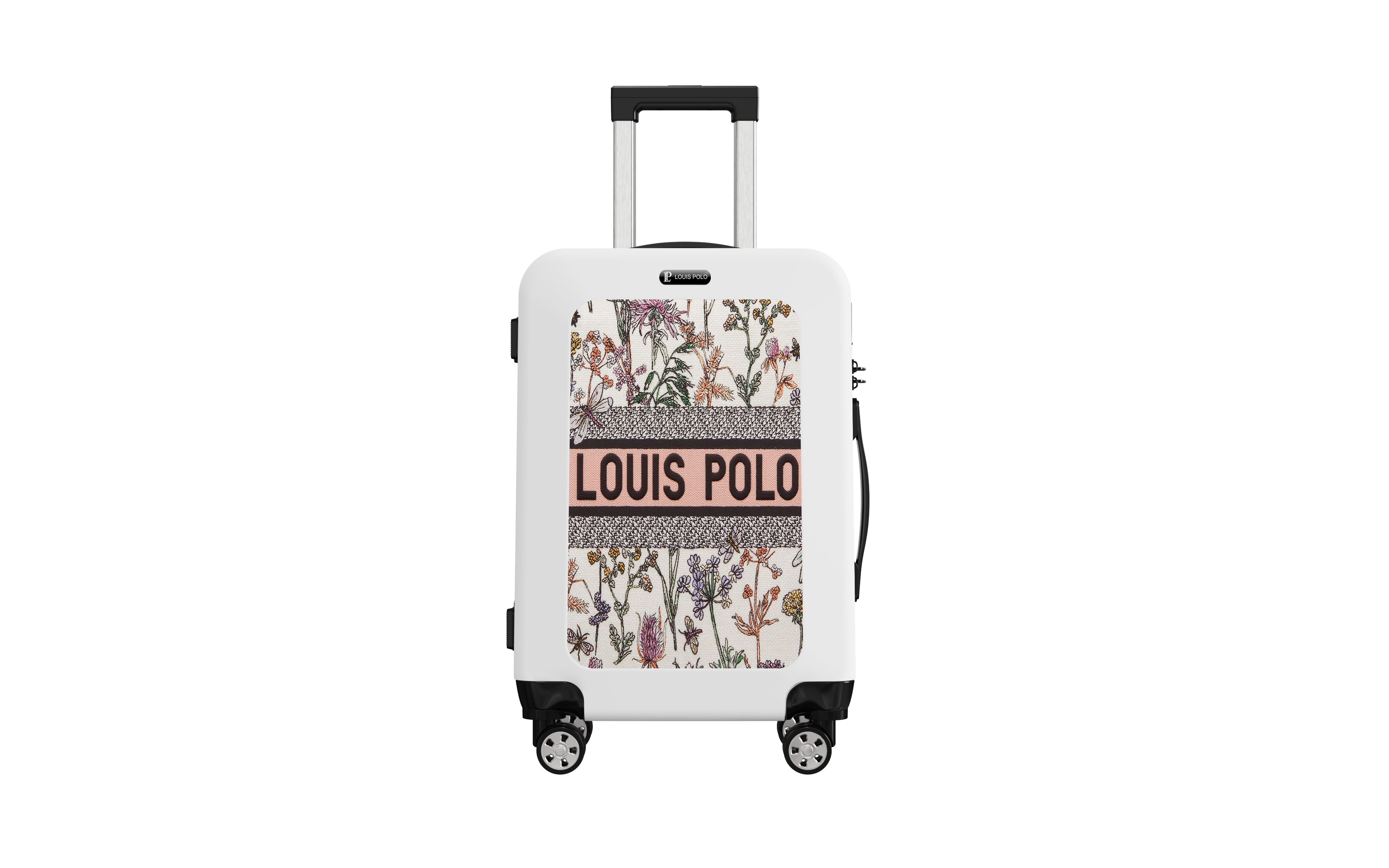 Louis Polo Floral Suitcase