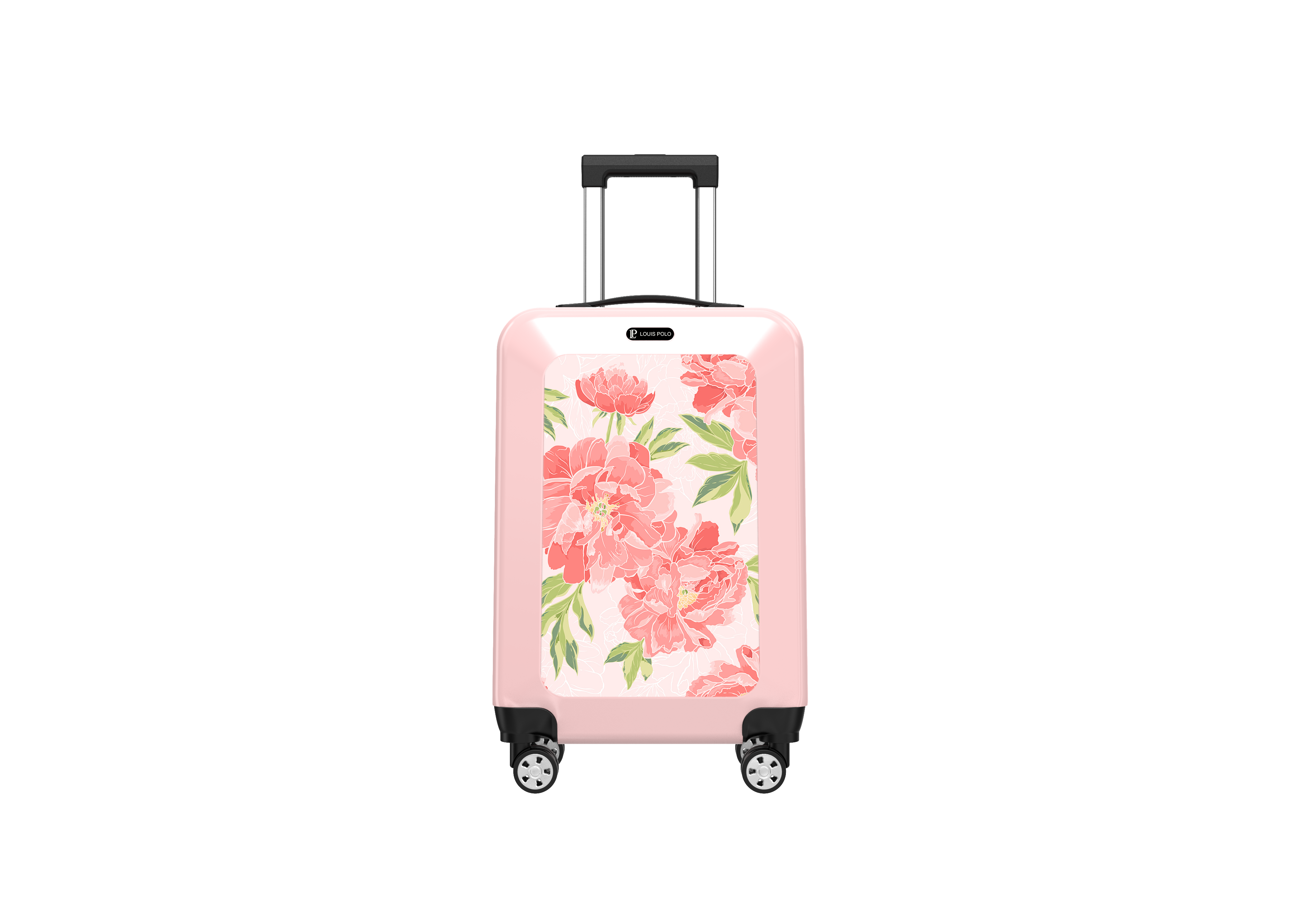 Floral Print Suitcase