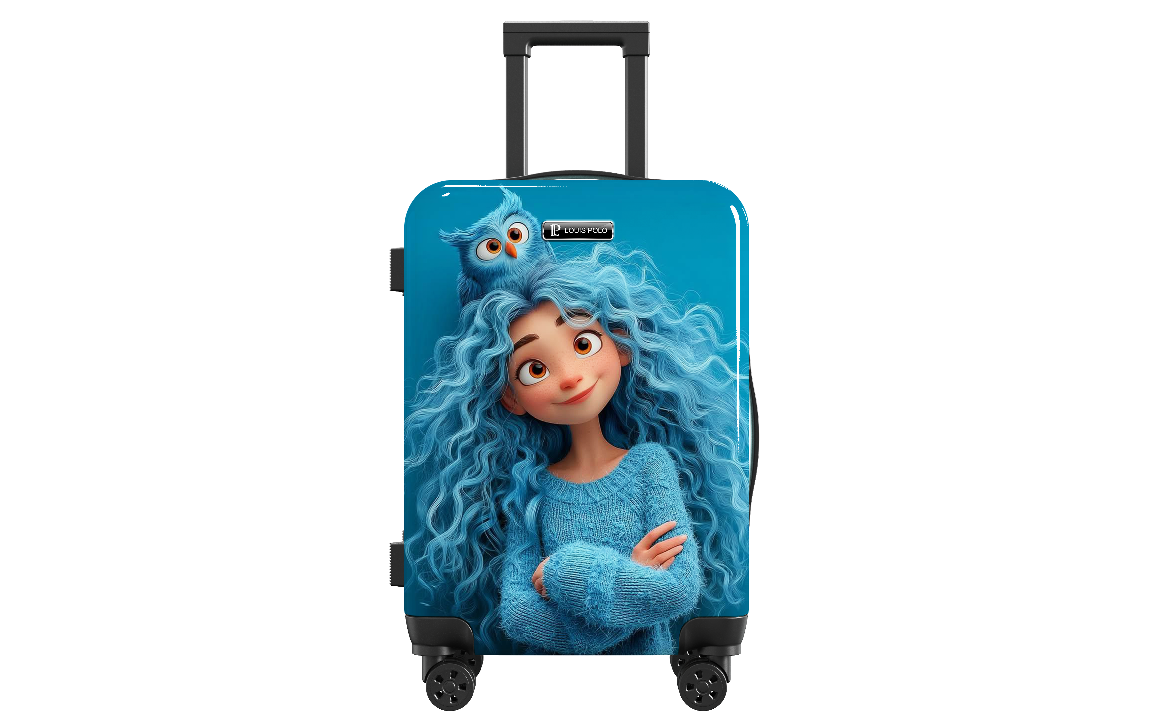 Luna Blue Character Suitcase