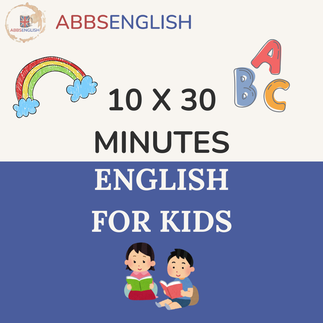 10 x 30 Minutes English Lessons for Kids