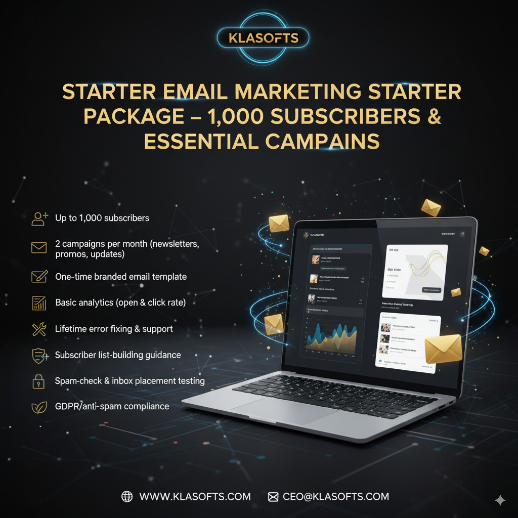 📧 STARTER EMAIL MARKETING PACKAGE