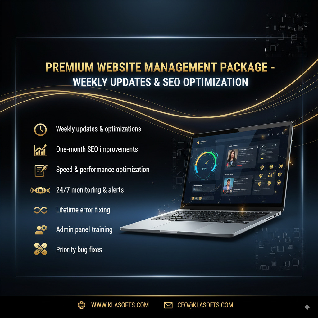 🌐 PREMIUM WEBSITE MANAGEMENT PACKAGE