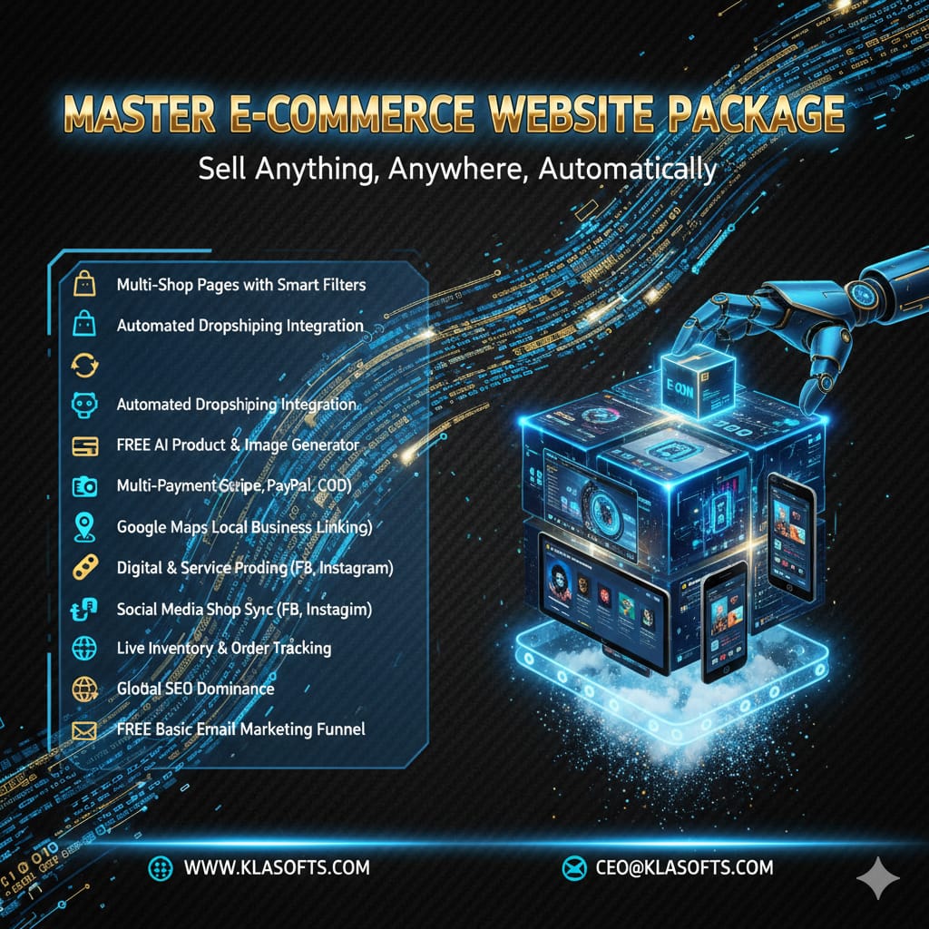 🛒 MASTER E-COMMERCE WEBSITE PACKAGE