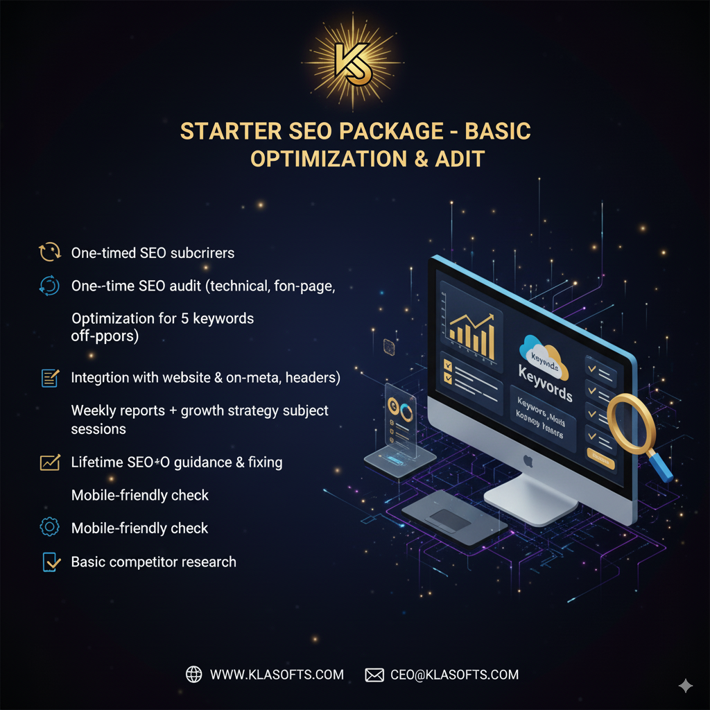Starter SEO Package - Basic Optimization & Audit