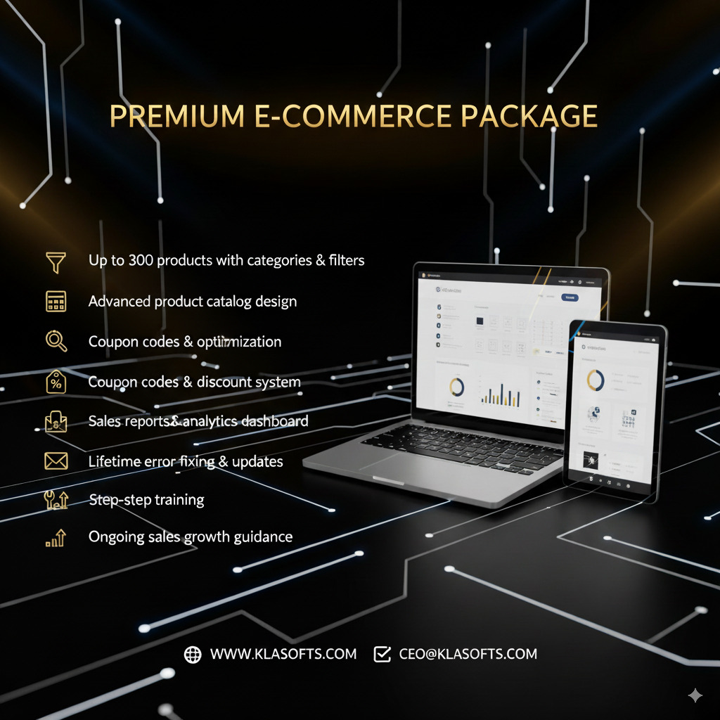PREMIUM E-COMMERCE PACKAGE