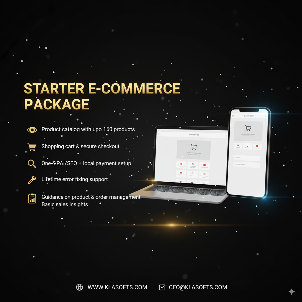 STARTER E-COMMERCE PACKAGE