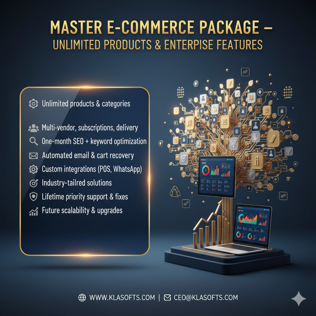 MASTER E-COMMERCE PACKAGE