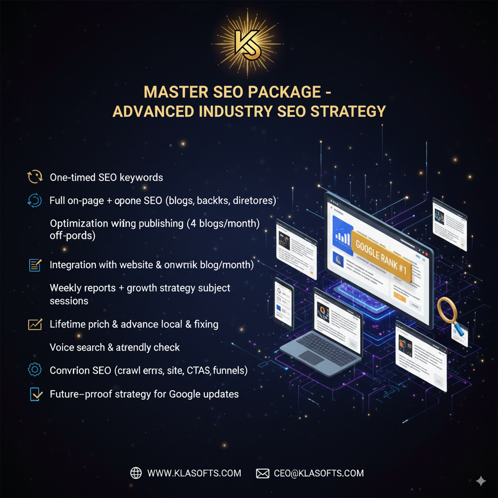 🔍 MASTER SEO PACKAGE