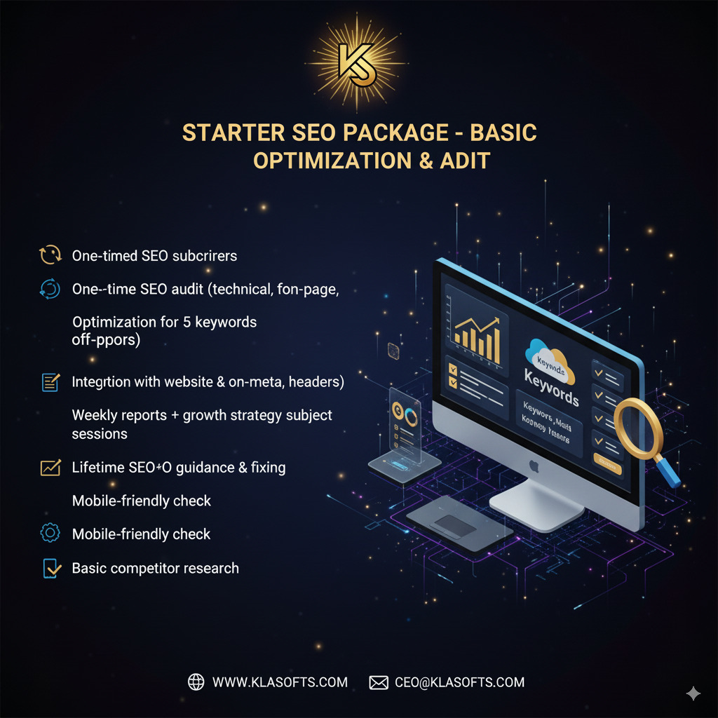 🔍 STARTER SEO PACKAGE