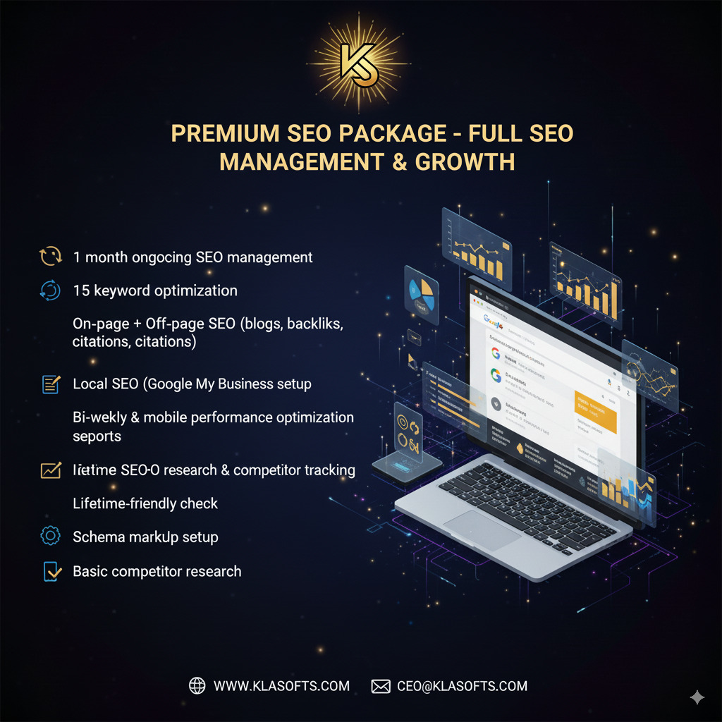 🔍 PREMIUM SEO PACKAGE
