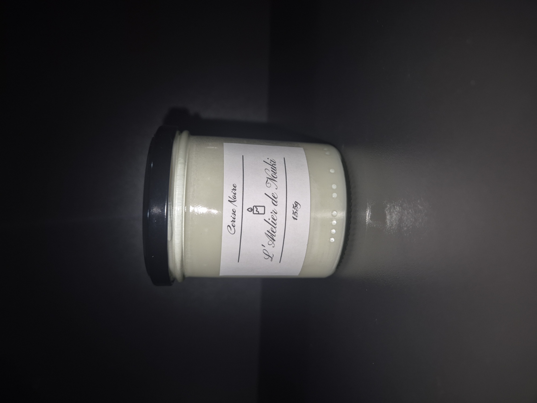 Bougie parfumée Cerise Noire 155g