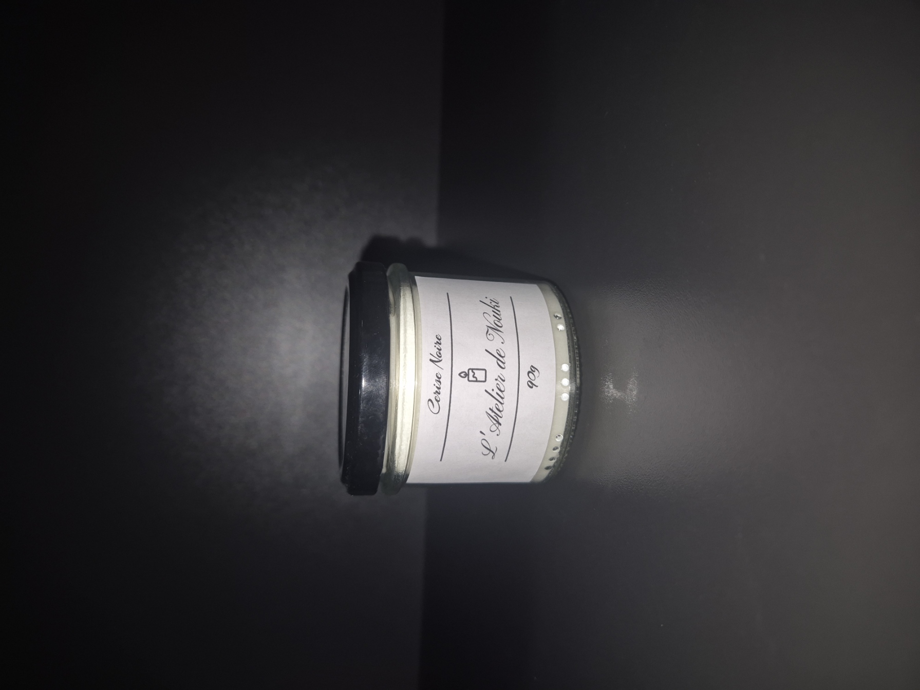 Bougie parfumée Cerise Noire 90g