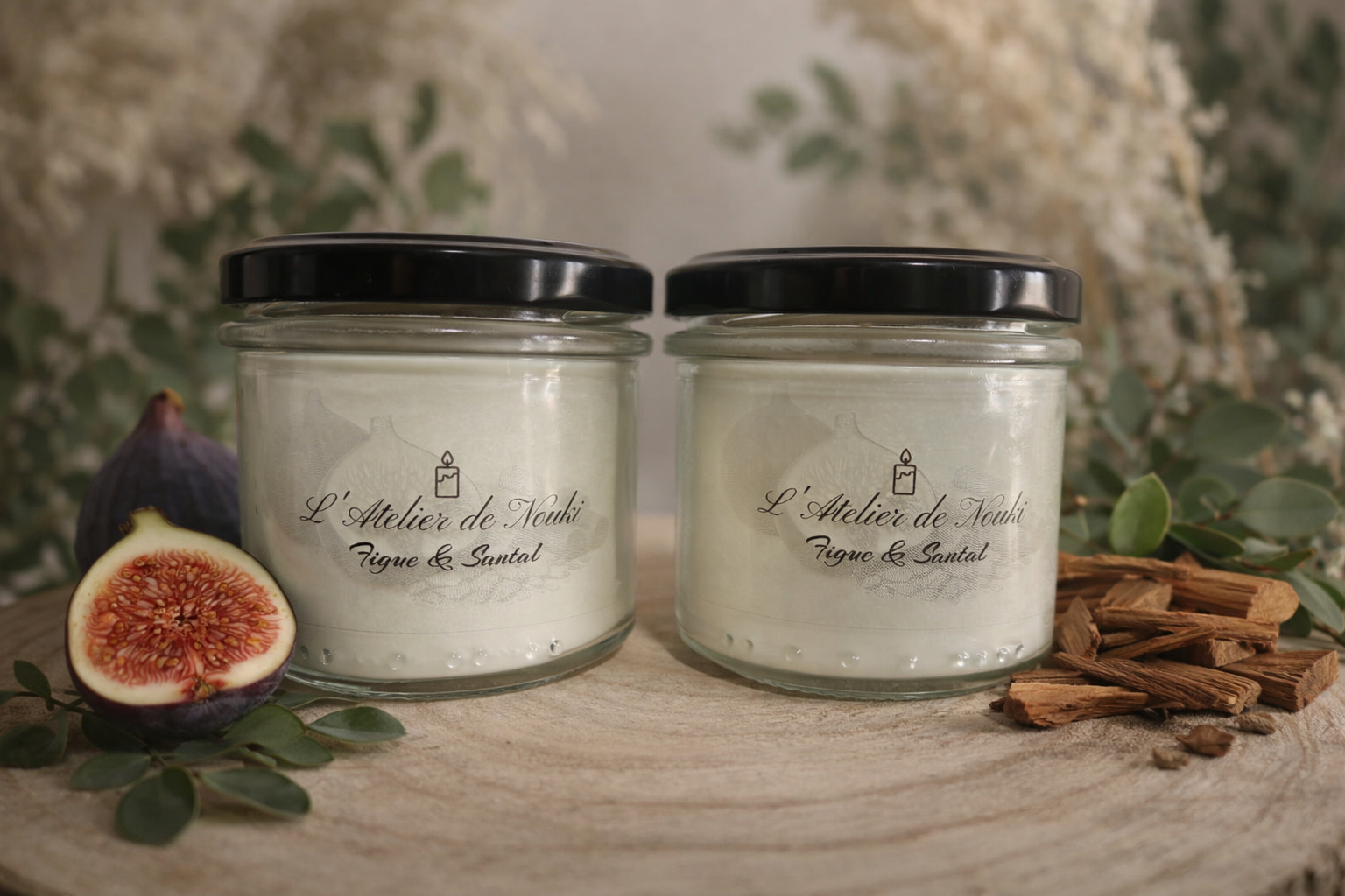 Bougie parfumée Figue Santal 90g