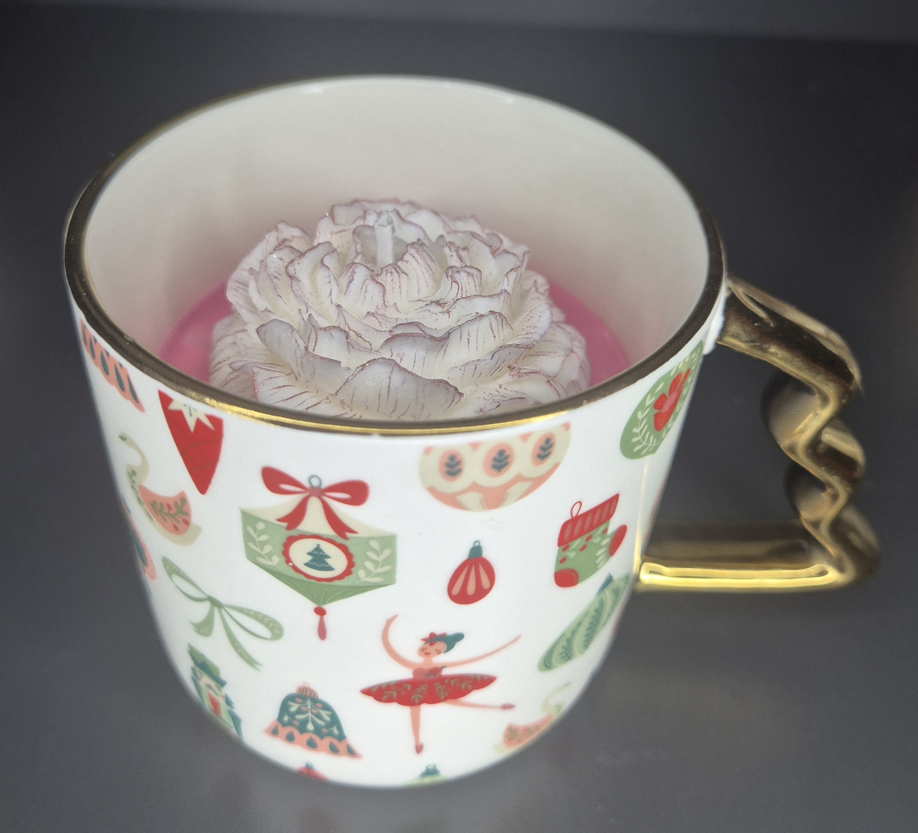 Bougies bijoux de Noël