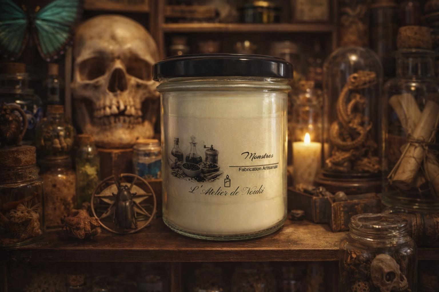 Bougie parfumée Monstre 155g