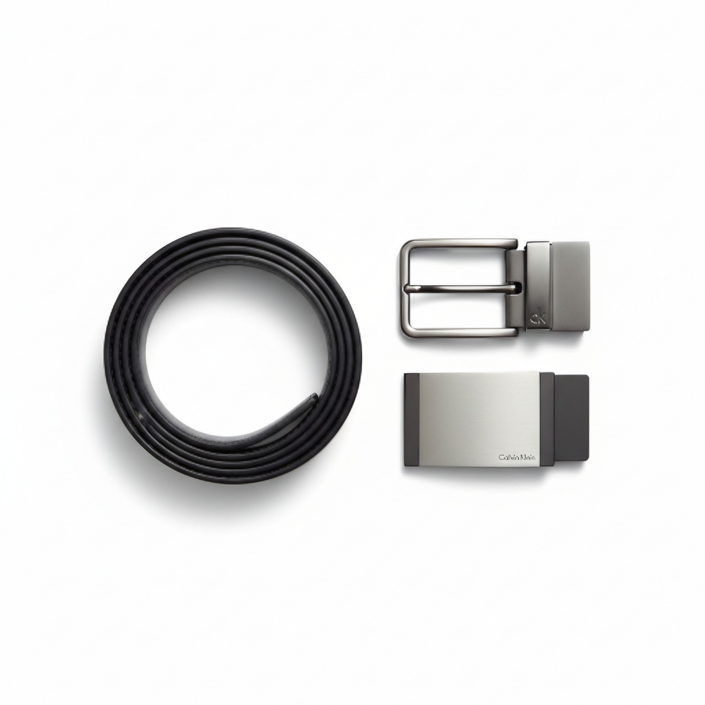 Calvin Klein Reversible Leather Belt Gift Set