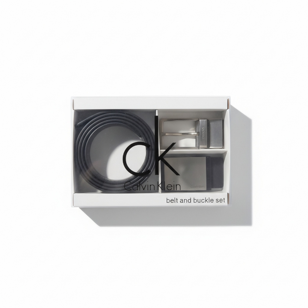 Calvin Klein Reversible Leather Belt Gift Set