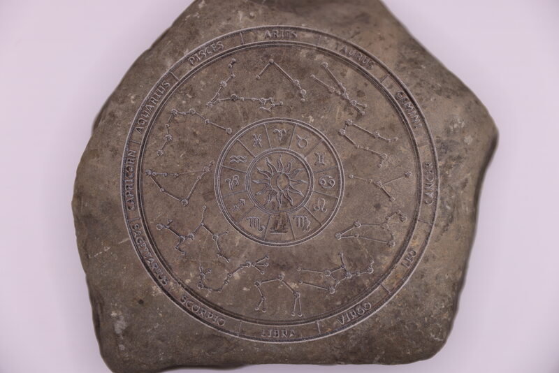 Engraved Zodiac Stone