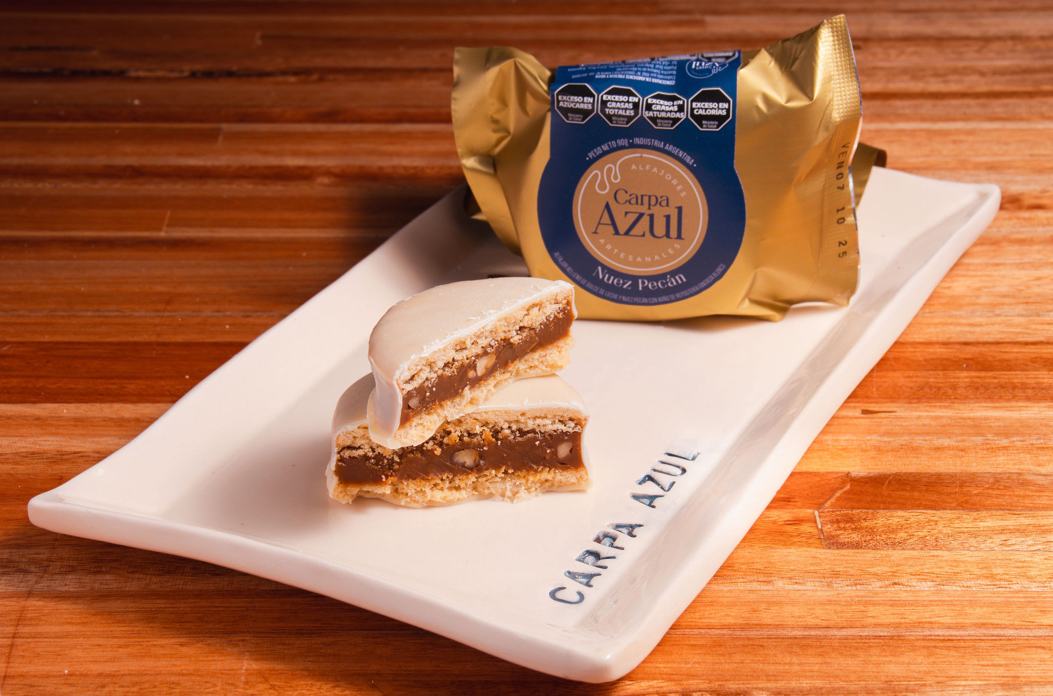 Alfajor de Nuez Pecan Blanco