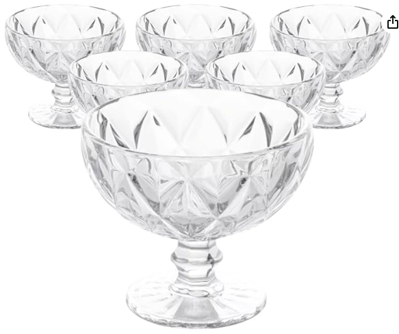 Jogo de sobremesa cristal 