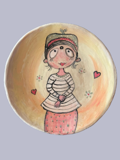 Teller mit Kindermotiven